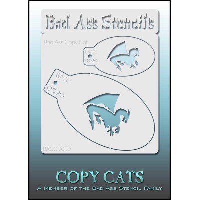 Bad Ass Copy Cat Stencil 9020